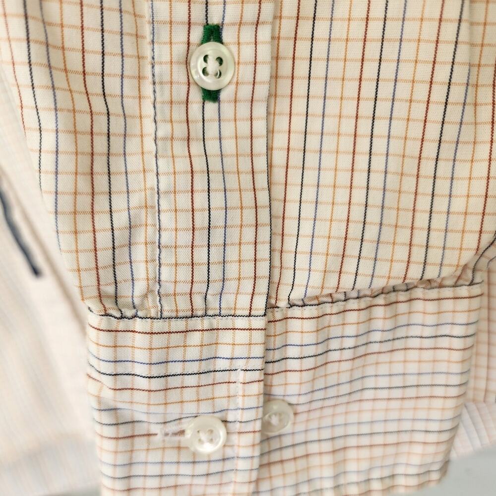 Tommy Hilfiger Men's 151/2 34-35 Multicolor Checked Long Sleeve Button Down - Picture 5 of 8